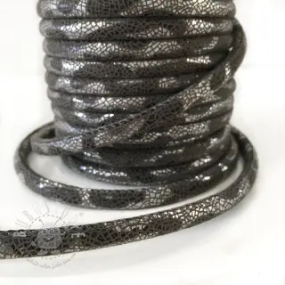 Wildlederkordel Snake silver