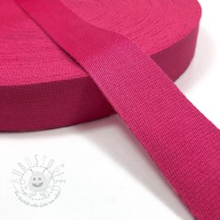 Gurtband Baumwolle 4 cm fuchsia