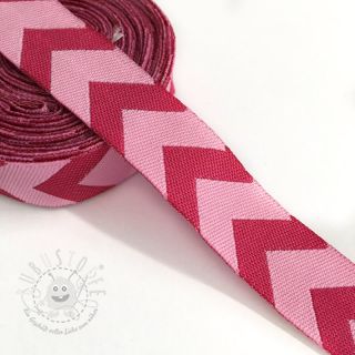 Band Chevron fuchsia