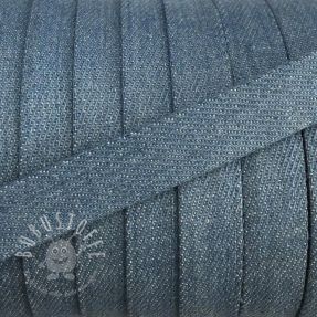 Flachkordel 15 mm Denim baby blue