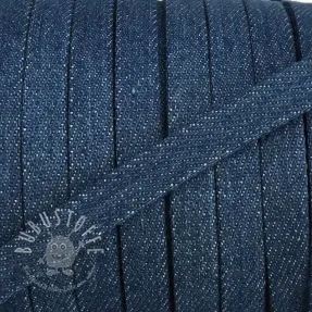 Flachkordel 10 mm Denim blue