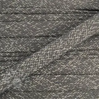Flachkordel 15 mm melange grey