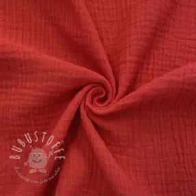 Double gauze/musselin tomato ORGANIC