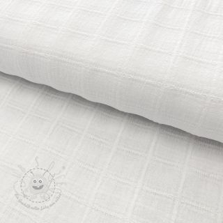 Madeira embroidery DOBBY Square white