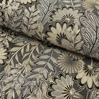 Dekostoff jacquard Boho leaves