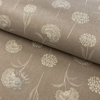 Dekostoff Linenlook Elegant dandelion taupe