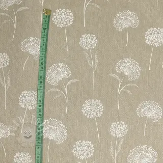 Dekostoff Linenlook Elegant dandelion natural