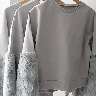 Kunstfell light grey