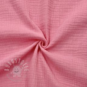 Double gauze/musselin pink GOTS