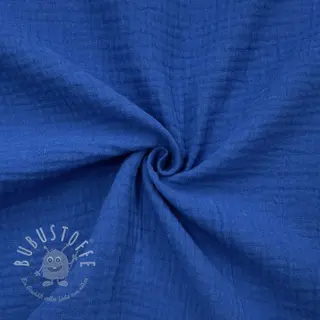 Double gauze/musselin cobalt