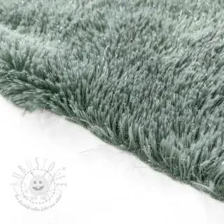 Kunstfell LUREX SILVER old green