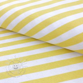 Dekostoff Stripes pastel yellow 2.Klasse
