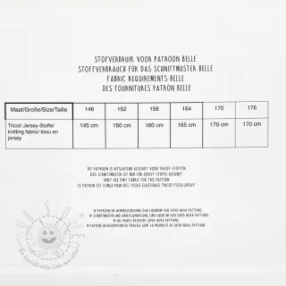 Schnittmuster SUPERNOVA Belle