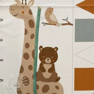 Dekostoff Kids room deco PANEL linenlook digital print