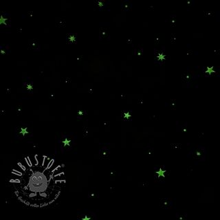 Dekostoff premium GLOW IN THE DARK Starry night