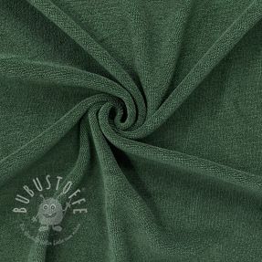 Frottee elastisch dark green