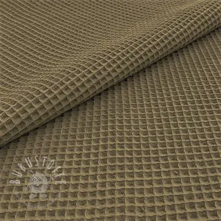 Waffelstoff moss green