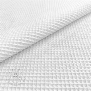 Waffelstoff white
