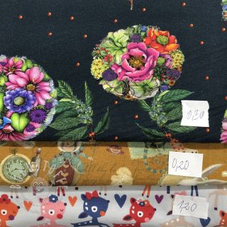 Stoffreste digi print jersey 392
