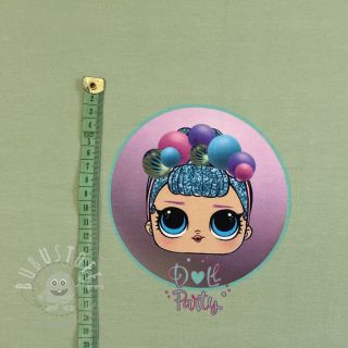 Sweatstoff Doll sage PANEL digital print