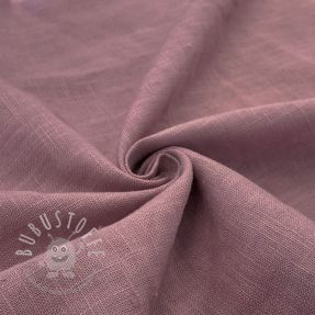 Leinenstoff gewaschen mauve