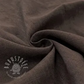 Leinenstoff gewaschen dark brown