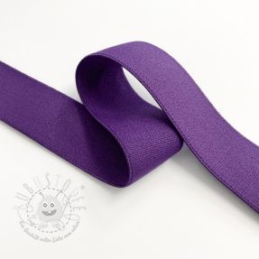 Gummiband 2,5 cm purple