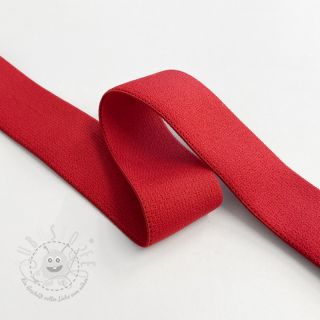 Gummiband 2,5 cm red