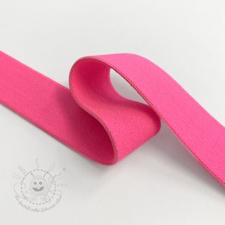 Gummiband 2,5 cm neon pink
