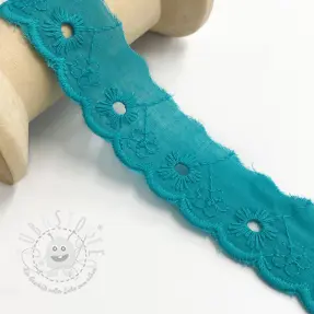 Spitzen Mini flower dark mint