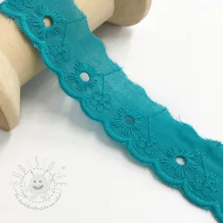 Spitzen Mini flower dark mint