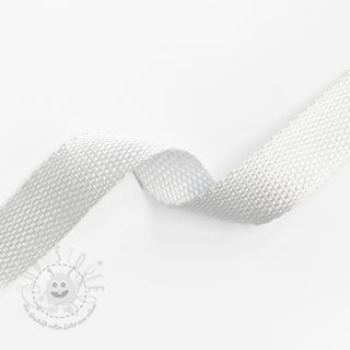 Gurtband 2,5 cm white
