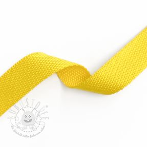 Gurtband 2,5 cm yellow