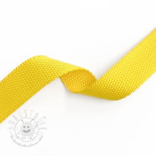 Gurtband 2,5 cm yellow
