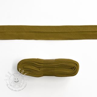 Schrägband baumwoll - 3 m golden brown