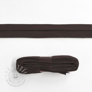 Schrägband baumwoll - 3 m dark mocha