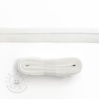 Schrägband baumwoll - 3 m white