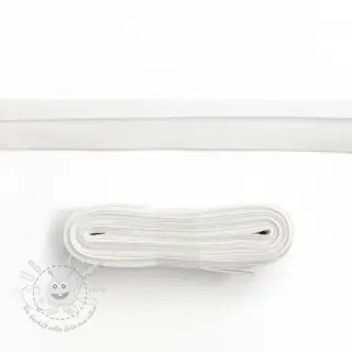 Schrägband baumwoll - 3 m white