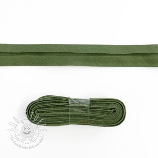 Schrägband baumwoll - 3 m olive green