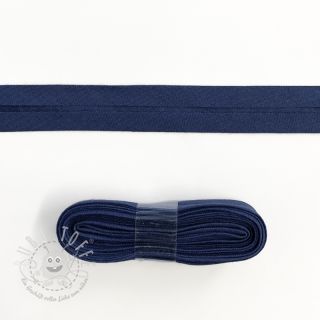 Schrägband baumwoll - 3 m dark blue