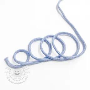 Baumwollkordel 3 mm light blue
