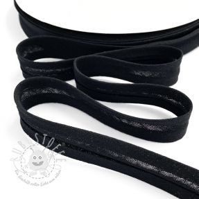 Schrägband double gauze black