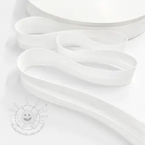 Schrägband double gauze white