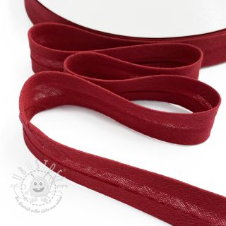 Schrägband double gauze bordeaux