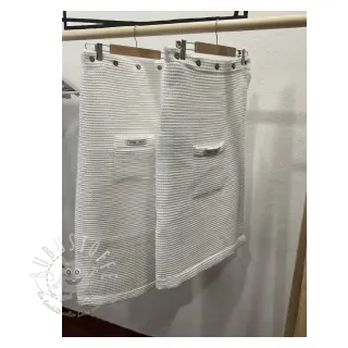 Waffelstoff white