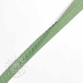 Elastisches Schrägband Polyamide 12 mm LUXURY basil