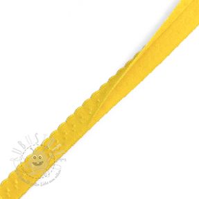 Elastisches Schrägband Polyamide 12 mm LUXURY lemon