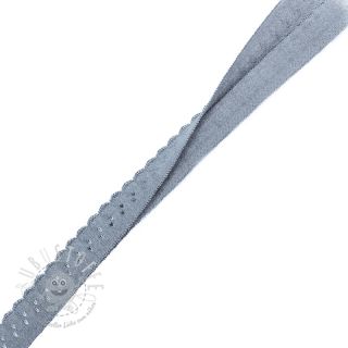 Elastisches Schrägband Polyamide 12 mm LUXURY cloud blue
