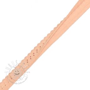 Elastisches Schrägband Polyamide 12 mm LUXURY salmon