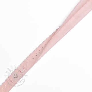 Elastisches Schrägband Polyamide 12 mm LUXURY pink